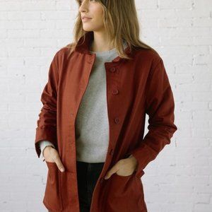 Tradlands Beverly Chore Jacket, Medium, Sepia